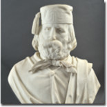 restauro busto di Garibaldi
